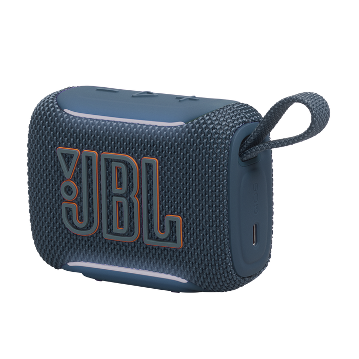 JBL Go 5 Ultra-Portable Waterproof Bluetooth Speaker with Auracast - Blue | JBLGO5BLU