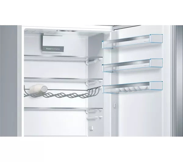 BOSCH Series 6 Freestanding Fridge Freezer - Stainless Steel | KGE49AICAG