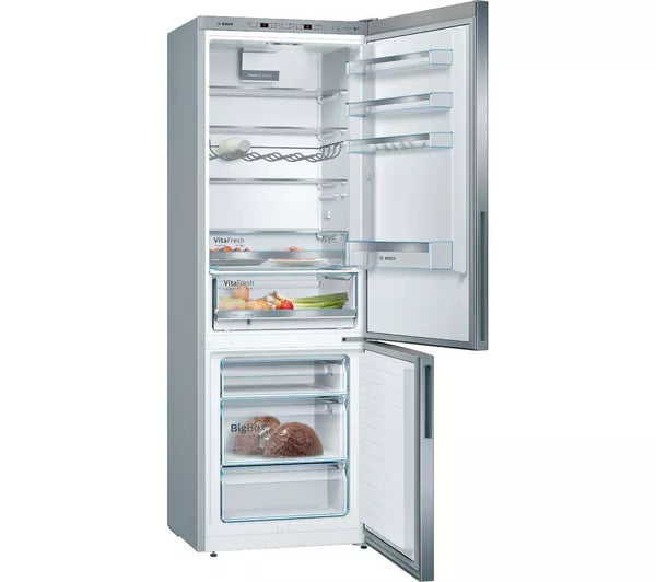 BOSCH Series 6 Freestanding Fridge Freezer - Stainless Steel | KGE49AICAG