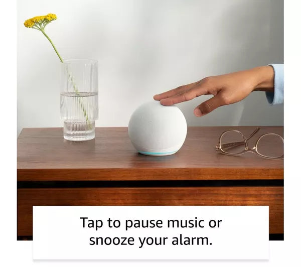 AMAZON Echo Dot Smart Speaker with Alexa - Glacier White | B09B94956P