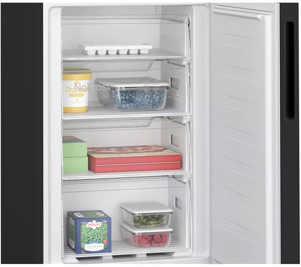 *OPEN BOX* Bosch Series 2 Free-standing fridge-freezer with freezer at bottom 182.4 x 55 cm - Black | KGN27NBEAG