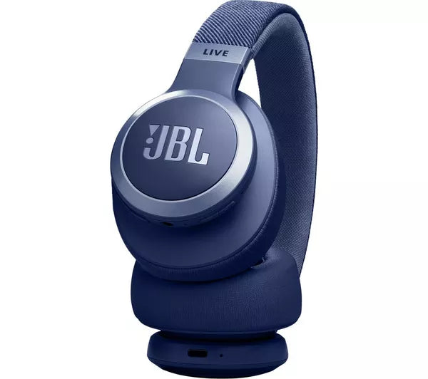 JBL Live 770NC Over-Ear Wireless Noise Cancelling Headphone - Blue | JBLLIVE770NCBLU