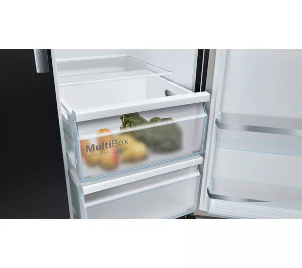 Bosch Series 6 American side by side, 178.7 x 90.8 cm Total No Frost - Black | KAD93ABEP