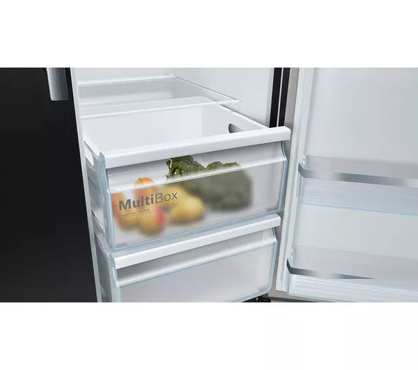 Bosch Series 6 American side by side, 178.7 x 90.8 cm Total No Frost - Black | KAD93ABEP