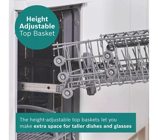 Bosch Series 2 Full-size 12 Place Dishwasher - White | SMS26AW08G