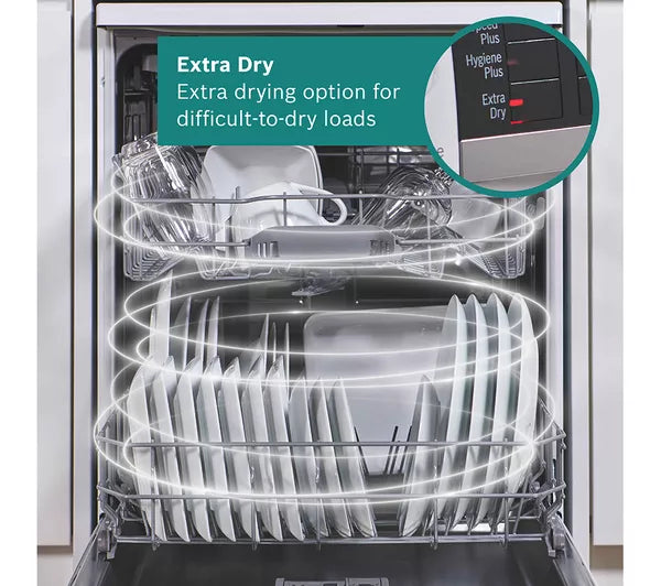 Bosch Series 2 Full-size 12 Place Dishwasher - White | SMS26AW08G