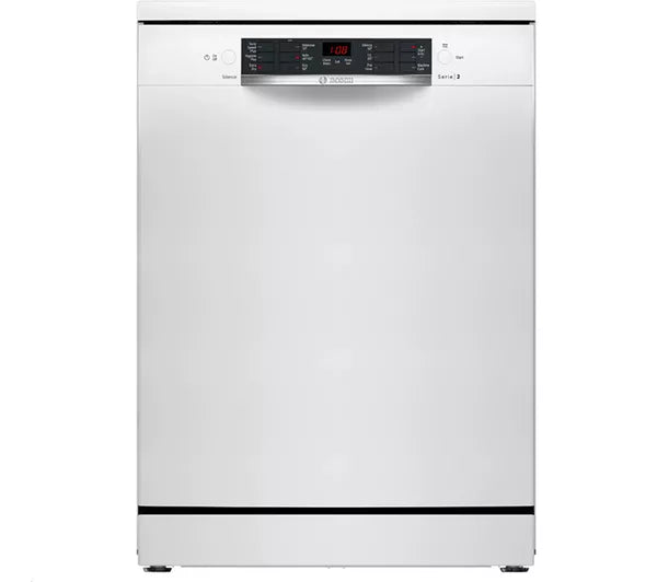 Bosch Series 2 Full-size 12 Place Dishwasher - White | SMS26AW08G