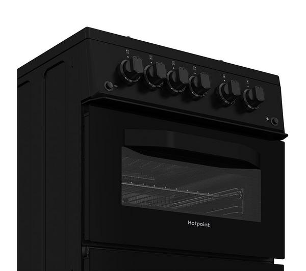 Hotpoint 50cm Freestanding Gas Double Cooker | HTG5GCB
