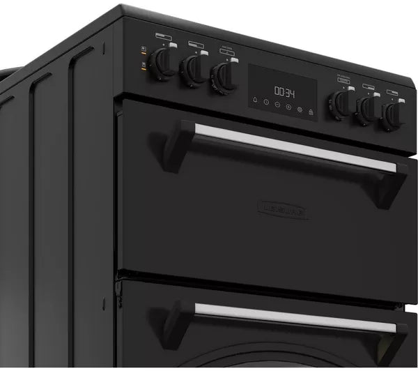 Leisure Classic 60cm Electric Double Oven Cooker with Ceramic Hob - Black | CLB60ECK