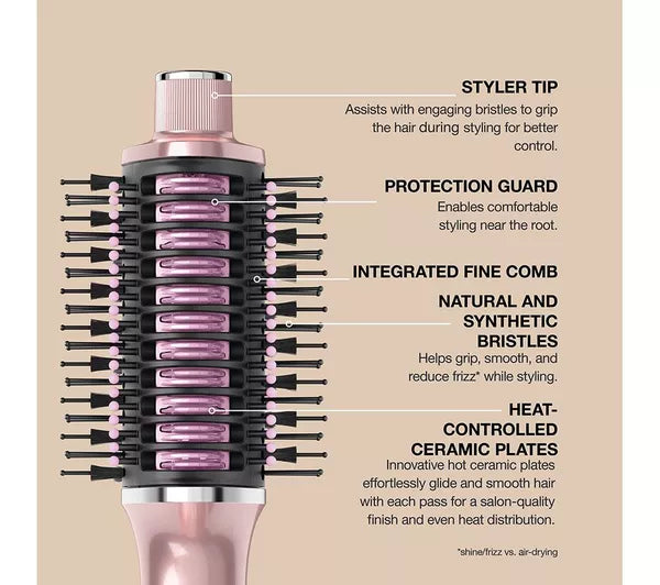 Shark Glossi 2-in-1 Hot Tool and Air Glosser - Lychee | HT302UKPK