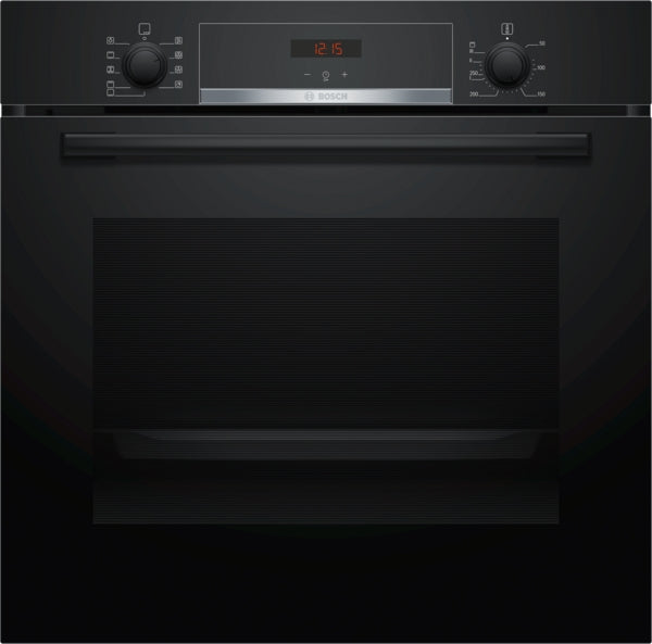 Bosch Series 4, Built-in oven, 60 x 60 cm, Black | BSH HBS534BB0B