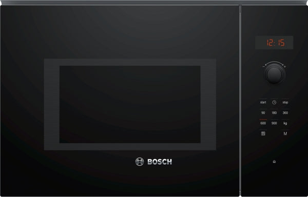 Bosch Series 4, Built-in microwave, 59 x 38 cm  - Black| BSH BFL553MB0B