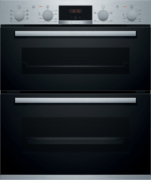 Bosch Series 4, Built-under double oven - Stainless Steel | BSH NBS533BS0B