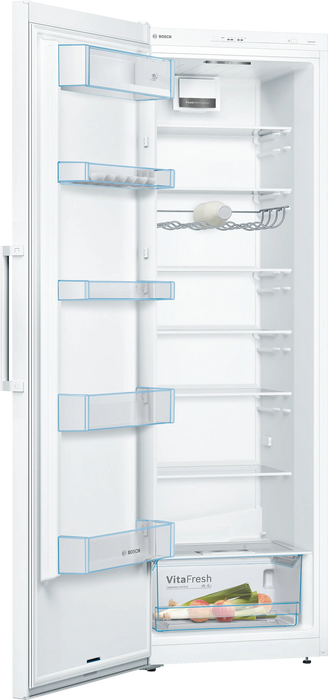 Bosch Series 4, free-standing fridge, 186 x 60 cm - White | BSH KSV36VWEPG
