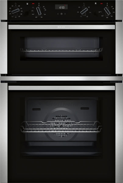 Neff N 50, Built-In Double Oven - Stainless Steel | BSH U1ACE5HN0B