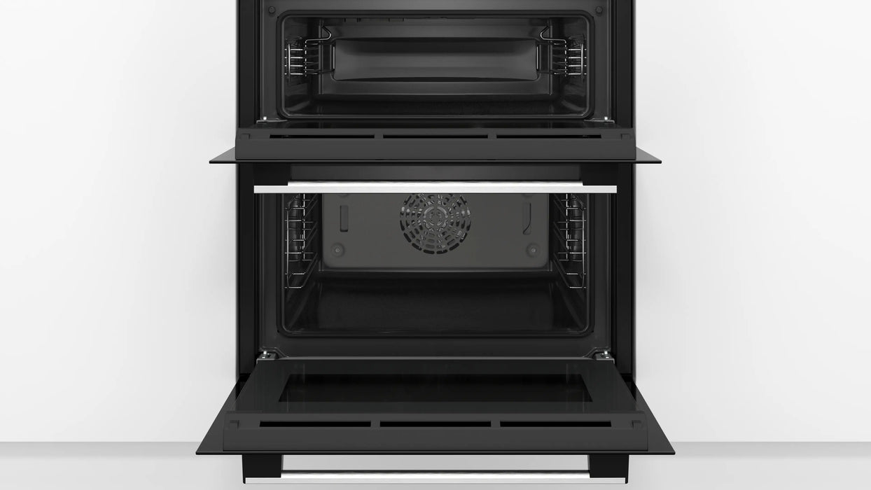 Bosch Series 4, Built-under double oven - Stainless Steel | BSH NBS533BS0B