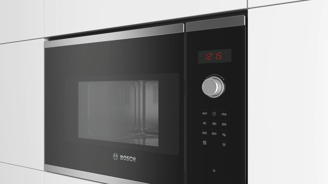 Bosch Series 4, Built-in microwave - Stainless steel | BSH BFL523MS0B