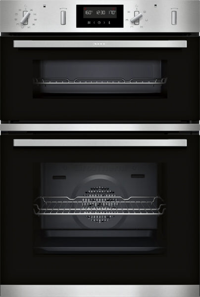 Neff N 50, Built-In Double Oven - Stainless Steel | BSH U2GCH7AN0B