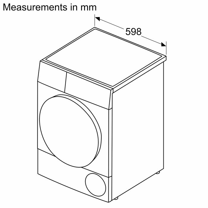 BOSCH Heat Pump Dryer Bosch Series 4 8kg Heat Pump Dryer - White | WTH85225IE IRWINS MEGASTORE