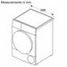 BOSCH Heat Pump Dryer Bosch Series 4 8kg Heat Pump Dryer - White | WTH85225IE IRWINS MEGASTORE