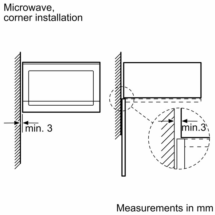 Bosch Series 4, Built-in microwave - Black | BSH BFL523MB0B