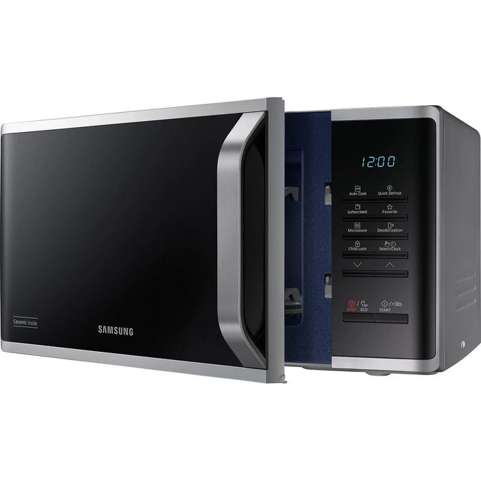 Samsung Solo Microwave Capacity 23L - Silver | MS23K3523AS/EU