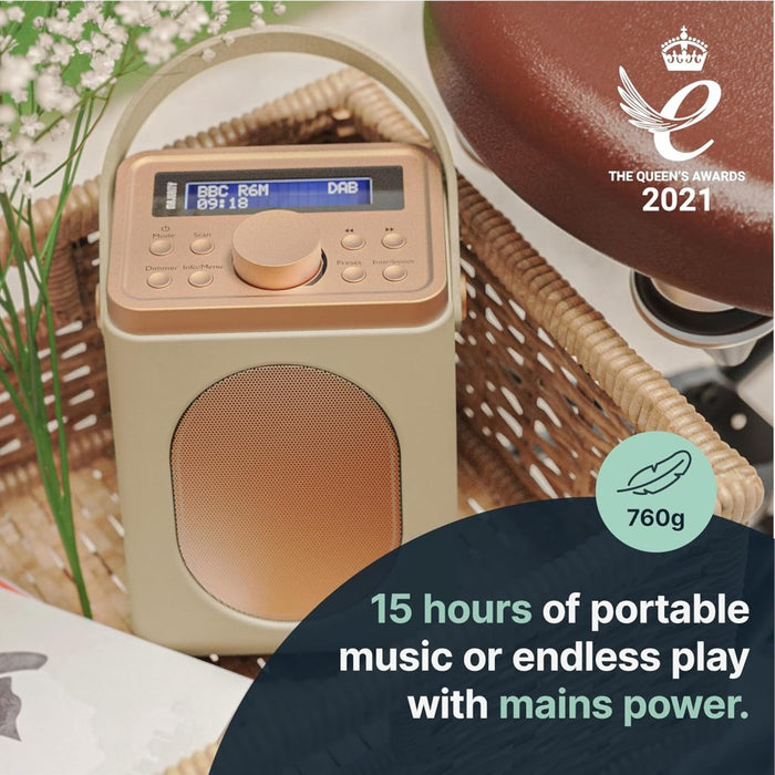 Majority Little Shelford Portable Radio with Bluetooth - Cream |  070535