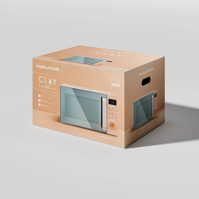 Morphy Richards Clay 20L 800W Digital Microwave - Felspar | 512000