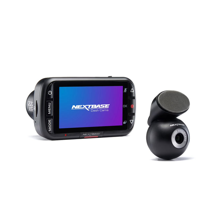 Nextbase 222X Full HD Front and Rear Dash Car Cam Kit - Black | NBDVR222XRWC