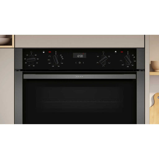 NEFF N 50 CircoTherm Built-In Double Oven - Graphite | U1ACE2AG3B