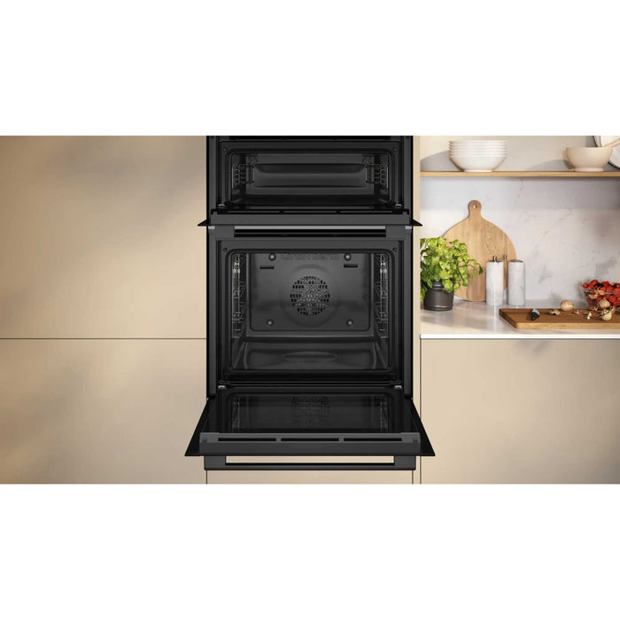 NEFF N 50 CircoTherm Built-In Double Oven - Graphite | U1ACE2AG3B