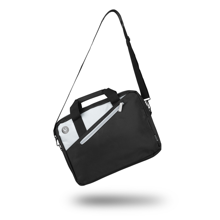 14" LAPTOP BAG EXTERNAL POCKETS BLACK | 617948