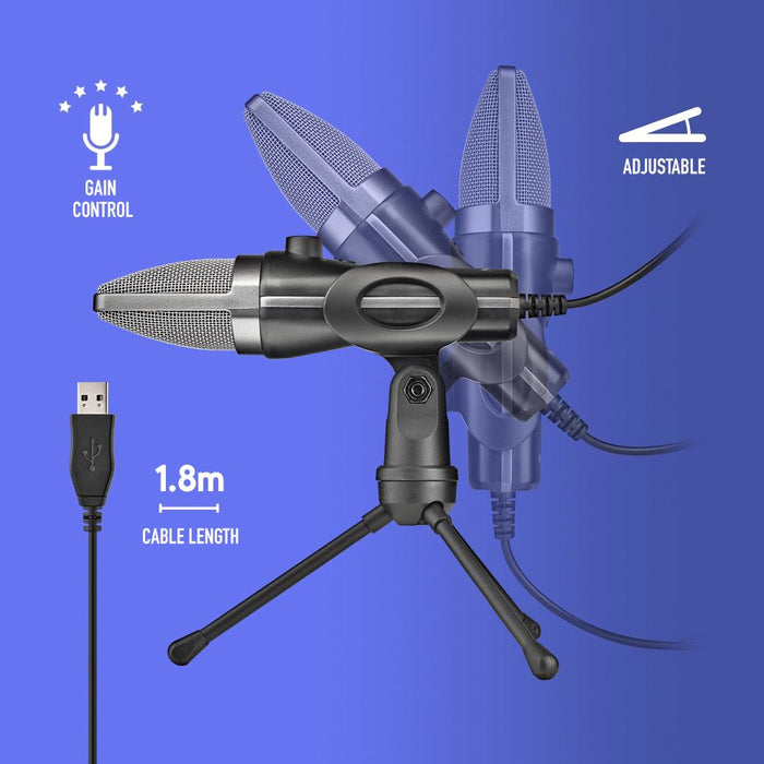NGS Microphone NGS MS120 USB Desktop Microphone | 626988 IRWINS MEGASTORE