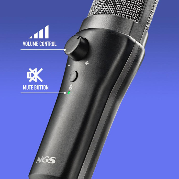 NGS Microphone NGS MS120 USB Desktop Microphone | 626988 IRWINS MEGASTORE