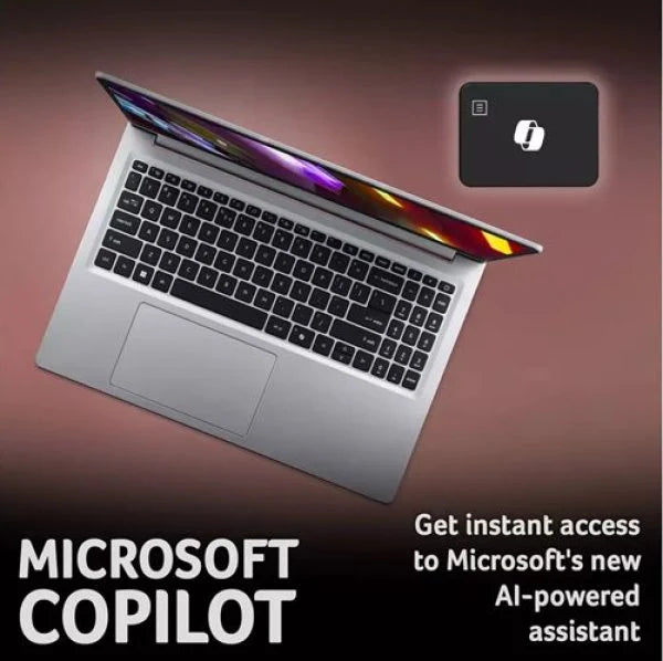 Acer Aspire Lite 15 15.6" FHD IPS Laptop Ryzen 3 / 8GB / 256GB PCIe Gen4 SSD Windows 11 - Silver | NX.JXLEK.001
