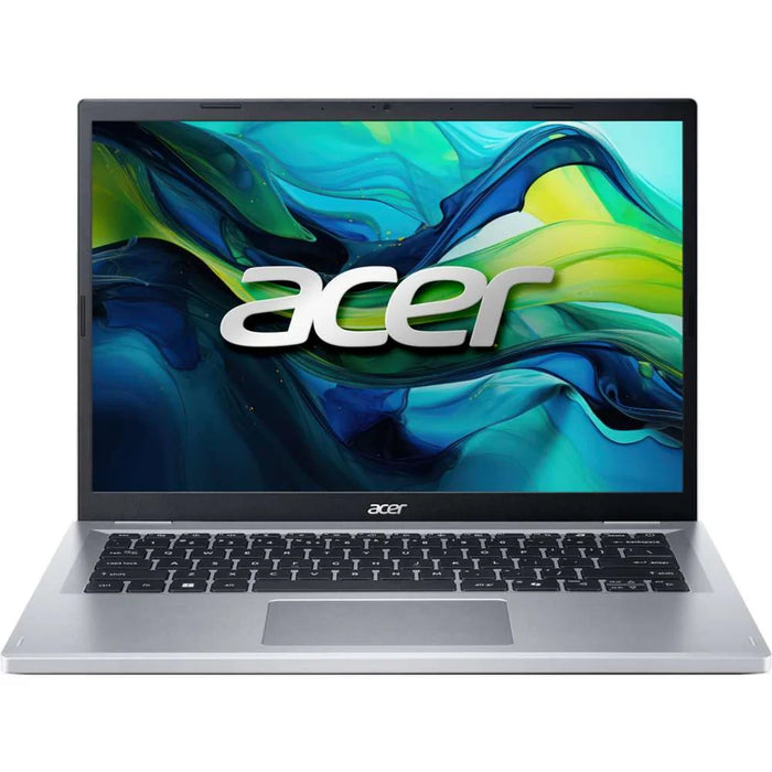 Acer Aspire Go 14 14" WUXGA Laptop - AMD Ryzen 3 7320U, 8GB LPDDR5, 128GB SSD, Windows 11 Home in S Mode - Silver | NX.J3NEK.00S