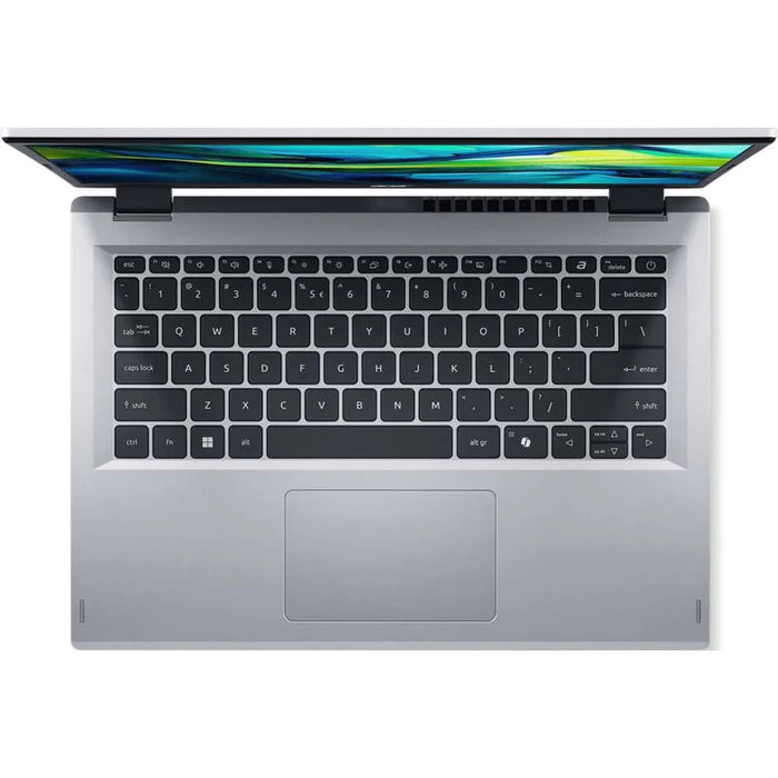 Acer Aspire Go 14 14" WUXGA Laptop - AMD Ryzen 3 7320U, 8GB LPDDR5, 128GB SSD, Windows 11 Home in S Mode - Silver | NX.J3NEK.00S
