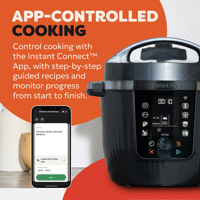 Instant Pot Pro 5.7L Smart Multi-Cooker - Black | EXE 112-0300-01-UK