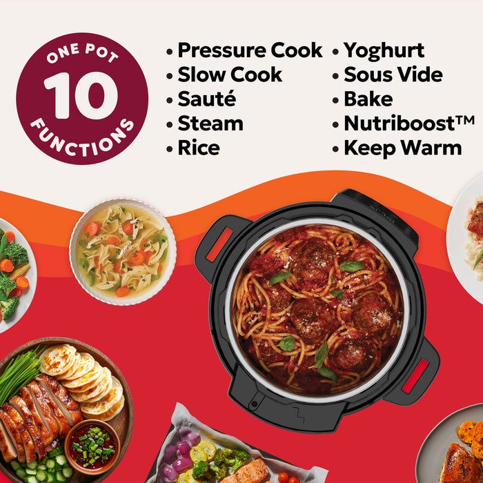 Instant Pot Pro 5.7L Smart Multi-Cooker - Black | EXE 112-0300-01-UK