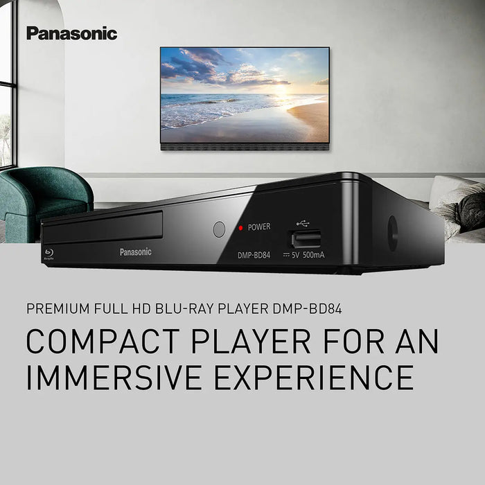 Panasonic DMP-BD84 Smart Network 2D Blu-ray Disc Player - Black | DMP-BD84ABK