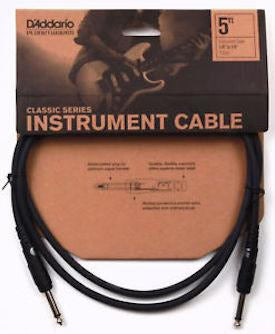 D'Addario Classic Series 5 ft. Instrument Cable | PW-CGT-05