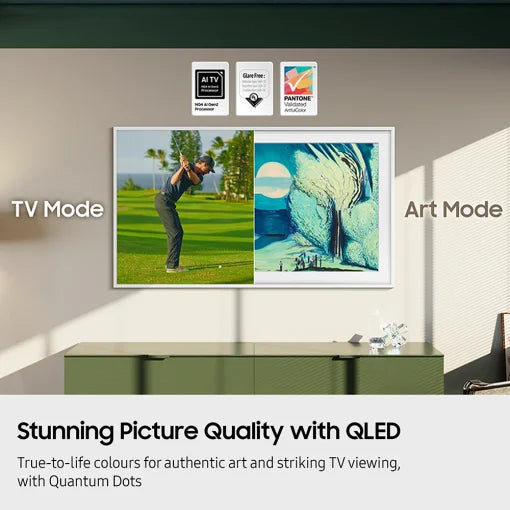 Samsung 43” The Frame QLED 4K Vision AI Smart TV (2025) | QE43LS03FAUXXU