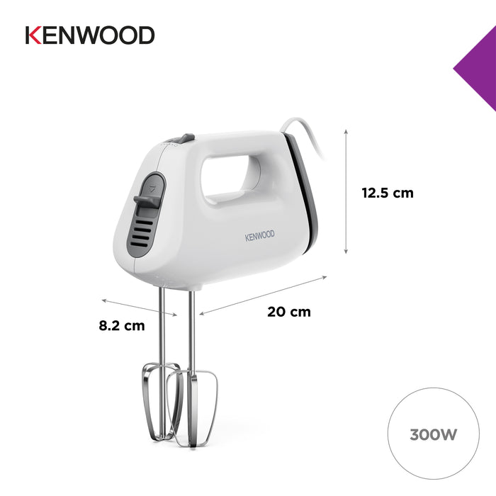KENWOOD Quick Mix Lite 300W Hand Mixer - White | HMP10.000WH