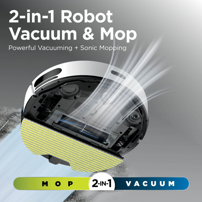 Shark Matrix Plus 2-in-1 Robot Vacuum Cleaner - White/Silver | RV2620WDUKWH