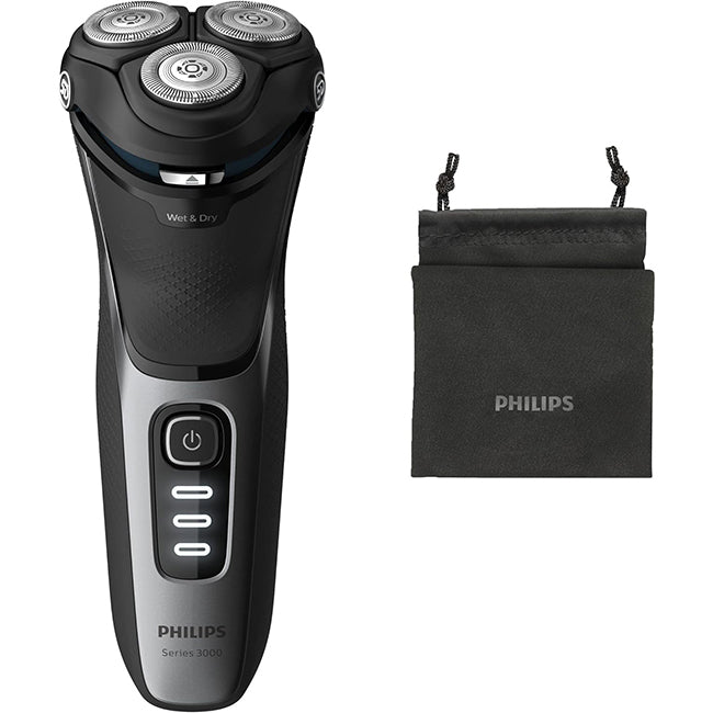 Philips S3231/52 Wet or Dry Electric Shaver, Series 3000 - Black | EDL S3231/52