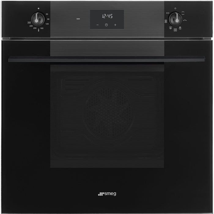 Smeg Linea 60cm Built-In Single Oven, Fan assisted - Black | SMG SF6100VB3