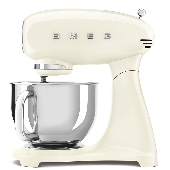 Smeg 50's Style 1000W 10 Speed Stand Mixer - Cream | SMF05CRUK