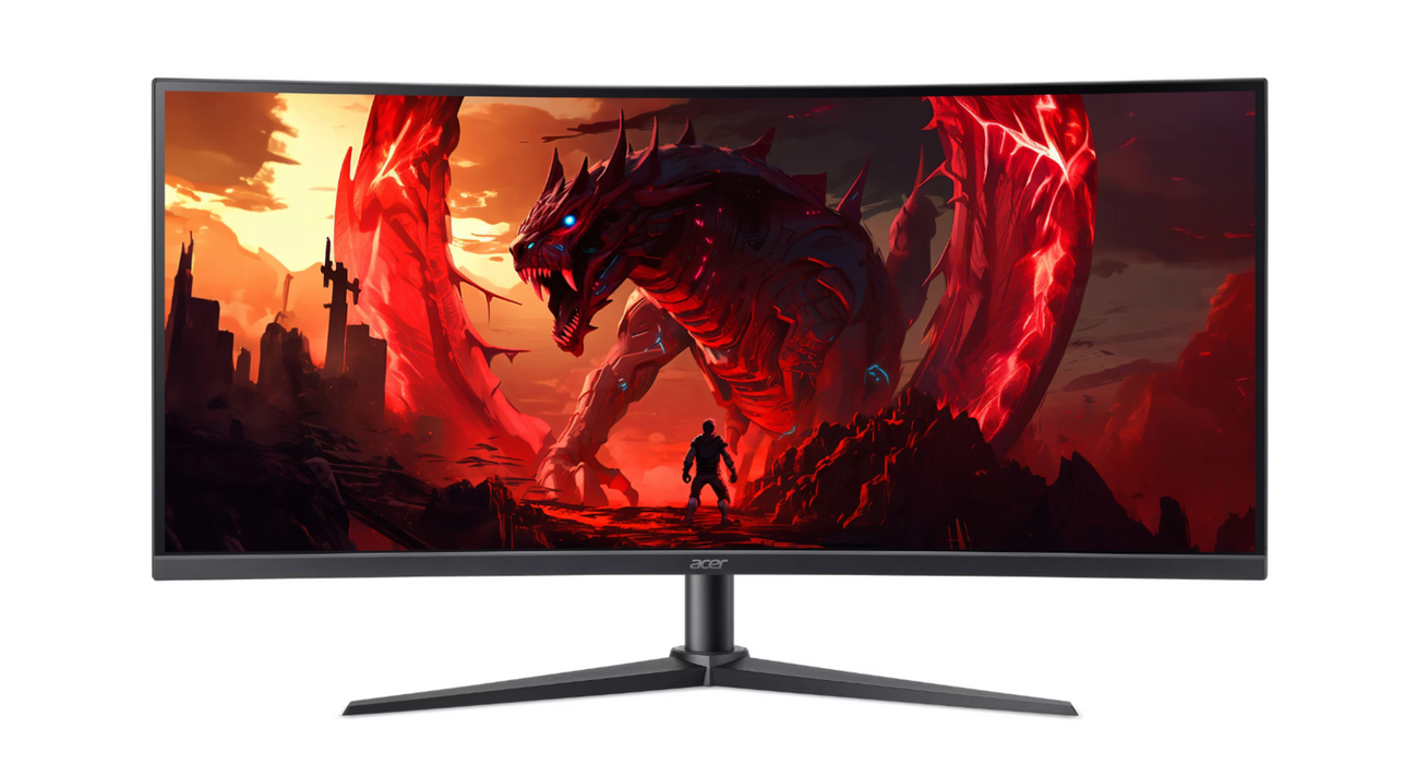 Acer NITRO XZ0 34" UltraWide Quad HD 200Hz Curved Gaming Monitor - Black | UM.CX0EE.017