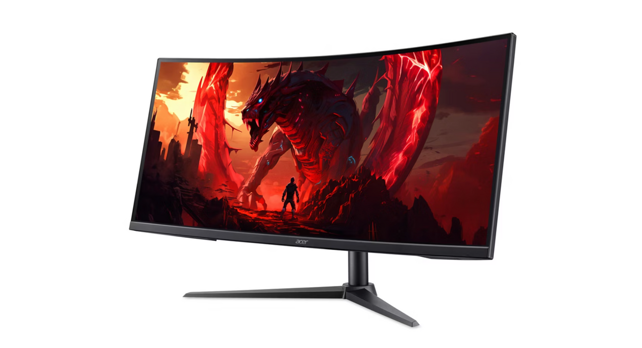 Acer NITRO XZ0 34" UltraWide Quad HD 200Hz Curved Gaming Monitor - Black | UM.CX0EE.017