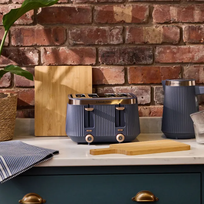 Russell Hobbs Bronte 4 Slice Toaster - Navy | 26772
